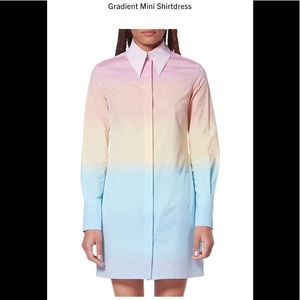 New Season Casablanca shirt dress in rainbow